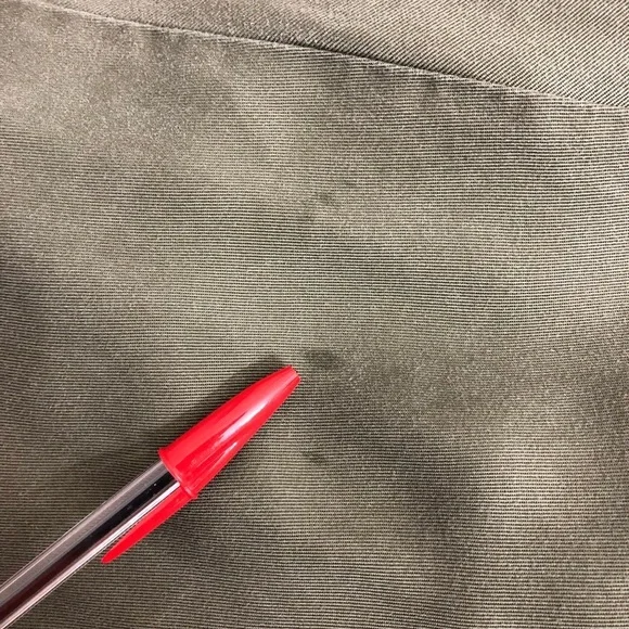 Holding Horses Fit and Flare Shirt Dress Size 8 Olive Green Lyocell - Picture 15 of 15